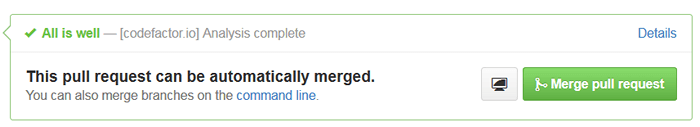 GitHub Pull Request status